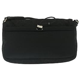 Prada-PRADA Shoulder Bag wool Black Auth ar6676-Black