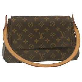 LOUIS VUITTON Monograma Mini Bolsa Loop de Ombro M51147 LV Auth pt831 Outro