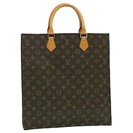 Louis Vuitton-LOUIS VUITTON Monogram Sac Plat Hand Bag M51140 LV Auth pt667-Other