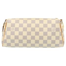Louis Vuitton-Louis Vuitton Damier Azur Eva 2Way Shoulder Hand Pouch N55214 LV Auth 28961-Other