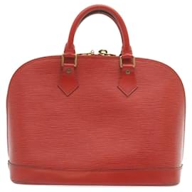 Louis Vuitton-LOUIS VUITTON Epi Alma Hand Bag Red M52147 LV Auth pt556-Red