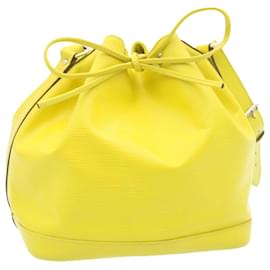 Louis Vuitton-LOUIS VUITTON Epi Petit Noe Shoulder Bag Yellow Pistache M40969 LV Auth tp041-Other,Yellow