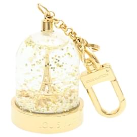 Louis Vuitton-LOUIS VUITTON Bijoux Sac Glove Eiffel Tower Snow Dome Charm M69013 LV Auth 23694-Golden