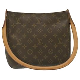 Louis Vuitton-Bolsa de ombro LOUIS VUITTON Monograma Looping MM M51146 LV Auth pt918-Outro