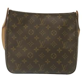 Louis Vuitton-Bolsa de ombro LOUIS VUITTON Monograma Looping MM M51146 LV Auth pt918-Outro