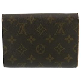 Louis Vuitton-LOUIS VUITTON Monogram Porte Tresor Etui Papie Wallet M61202 LV Auth 29267-Monogram