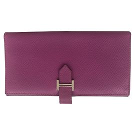 Hermès Béarn Purple