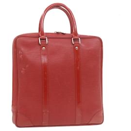 Louis Vuitton-LOUIS VUITTON Epi Vivienne MM Bolsa Rouge M5912Autenticação E LV 21413-Vermelho