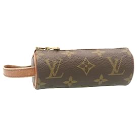 Louis Vuitton-LOUIS VUITTON Monogram Etui 3 Ball Do Golf Golf Ball Case M58249 LV Auth jk956-Other
