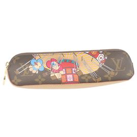 LOUIS VUITTON Monogram Vivienne Trousse Elizabeth Pen Case GI0552 LV Auth ni122 Other