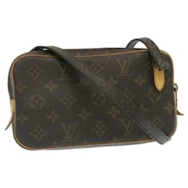 Louis Vuitton-Bolsa de ombro LOUIS VUITTON Monogram Marly Bandouliere M51828 LV Auth bs634-Monograma