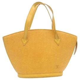 Louis Vuitton-LOUIS VUITTON Epi Saint Jacques Hand Bag Yellow M52279 LV Auth 28781-Yellow
