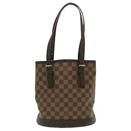 Louis Vuitton-LOUIS VUITTON Damier Ebene Marais Bucket Shoulder Bag N42240 LV Auth pt635-Other