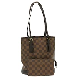 Louis Vuitton-LOUIS VUITTON Damier Ebene Marais Bucket Shoulder Bag N42240 LV Auth pt606-Other