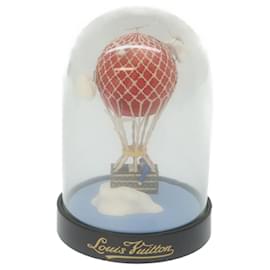 Louis Vuitton-LOUIS VUITTON Snow Globe balloon Clear Red LV Auth hs907-Red,Other