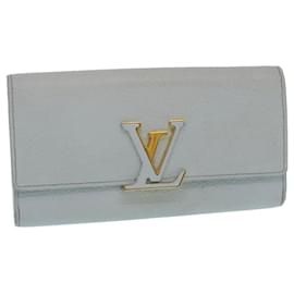 Louis Vuitton-LOUIS VUITTON Portefeuille Capsine Long Wallet Japan Limited M69060 Autenticação hs875-Azul claro