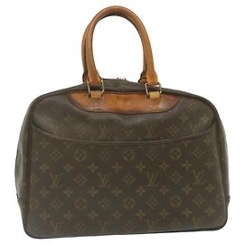Bolsa M LOUIS VUITTON Monogram Deauville M47270 LV Auth rz174 Outro