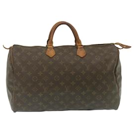 Louis Vuitton-Louis Vuitton Monogram Speedy 40 Hand Bag M41522 LV Auth ar6595-Monogram