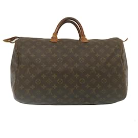 Louis Vuitton-Louis Vuitton Monogram Speedy 40 Hand Bag M41522 LV Auth ar6595-Monogram