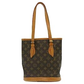 Louis Vuitton-LOUIS VUITTON Monogram Bucket PM Shoulder Bag M42238 LV Auth pt883-Other