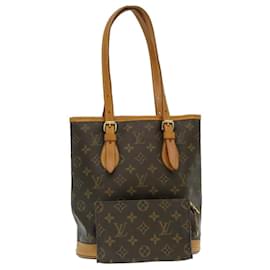 Louis Vuitton-LOUIS VUITTON Monogram Bucket PM Shoulder Bag M42238 LV Auth pt417-Other