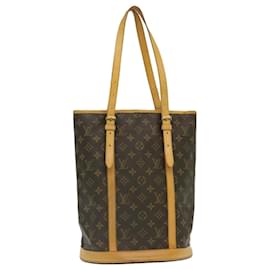 Louis Vuitton-LOUIS VUITTON Monogram Bucket GM Shoulder Bag bs465 LV Auth hs884-Other
