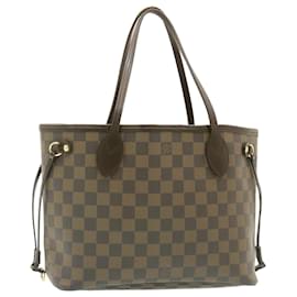 Louis Vuitton-LOUIS VUITTON Damier Ebene Neverfull PM Tote Bag N51109 LV Auth 26758-Other