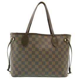 Louis Vuitton-LOUIS VUITTON Damier Ebene Neverfull PM Tote Bag N51109 LV Auth 26758-Other