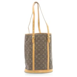 Louis Vuitton-LOUIS VUITTON Monogram Bucket GM Shoulder Bag bs465 LV Auth ar6473-Monogram