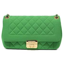Chanel-Handbags-Green,Gold hardware