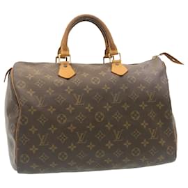 Louis Vuitton-Louis Vuitton Monogram Speedy 35 Borsa a mano M41524 LV Auth rz057-Altro