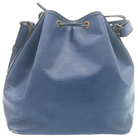 Louis Vuitton-LOUIS VUITTON Epi Petit Noe Bolso de hombro Azul M44105 Bases de autenticación de LV546-Azul