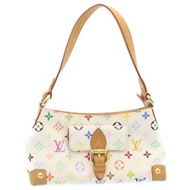 LOUIS VUITTON Borsa a spalla Eliza multicolore con monogramma Bianco M40098 LV Auth ro219 Bianco