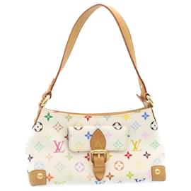 Louis Vuitton-LOUIS VUITTON Monogram Multicolor Eliza Umhängetasche Weiß M40098 LV Auth ro219-Weiß