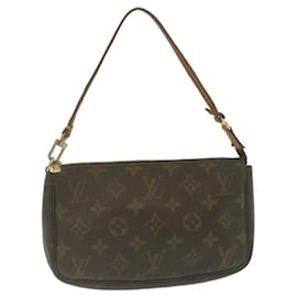 Louis Vuitton-LOUIS VUITTON Monogram Pochette Accessoires Pouch M51980 Autenticação LV019-Outro