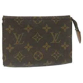 Louis Vuitton-Louis Vuitton Monogramm Poche Toilette 15 Beutel M.47546 LV Auth hs873-Andere