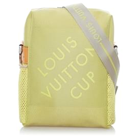 Louis Vuitton-Louis Vuitton Yellow LV Cup Weatherly Crossbody Bag-Brown,Yellow,Light brown