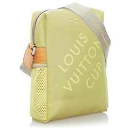 Louis Vuitton-Louis Vuitton Yellow LV Cup Weatherly Crossbody Bag-Brown,Yellow,Light brown