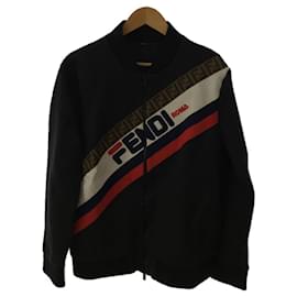 Fendi-FENDI ◆ Jacket / 52 / Rayon-Navy blue