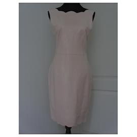 Christian Dior-Dior dress in powder pink lambskin-Pink