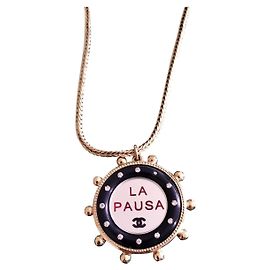 Collana Chanel la Pausa Gold hardware