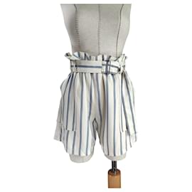 Samsoe & Samsoe-Pantalones cortos-Blanco,Azul
