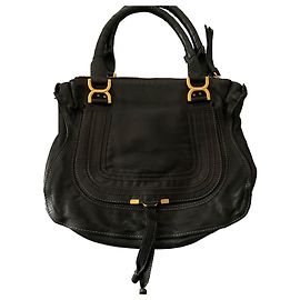 Chloé Black Leather Handbag Black