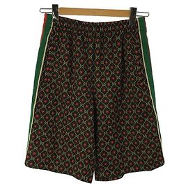 GUCCI Shorts / XS / Polyester / GG Star Print Schwarz