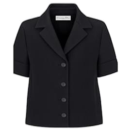 Dior-Jacket with short sleeves-Black