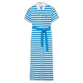 Lacoste Kleider Weiß Blau Hellblau