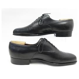 JM Weston-JM WESTON RICHELIEU SHOES 306 leather kid 7.5C 41.5 + SHOES-Black