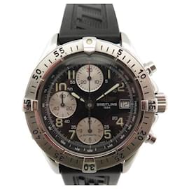 Breitling-BREITLING COLT A WATCH13035 Chronograph 42 MM AUTOMATIC STEEL BOX WATCH-Silvery
