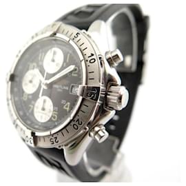 Breitling-BREITLING COLT A WATCH13035 Chronograph 42 MM AUTOMATIC STEEL BOX WATCH-Silvery