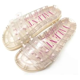 valentino clear pool slides